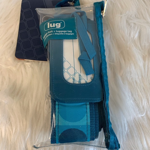 Lug Teal Luggage Tag and Belt Set - Picture 3 of 4